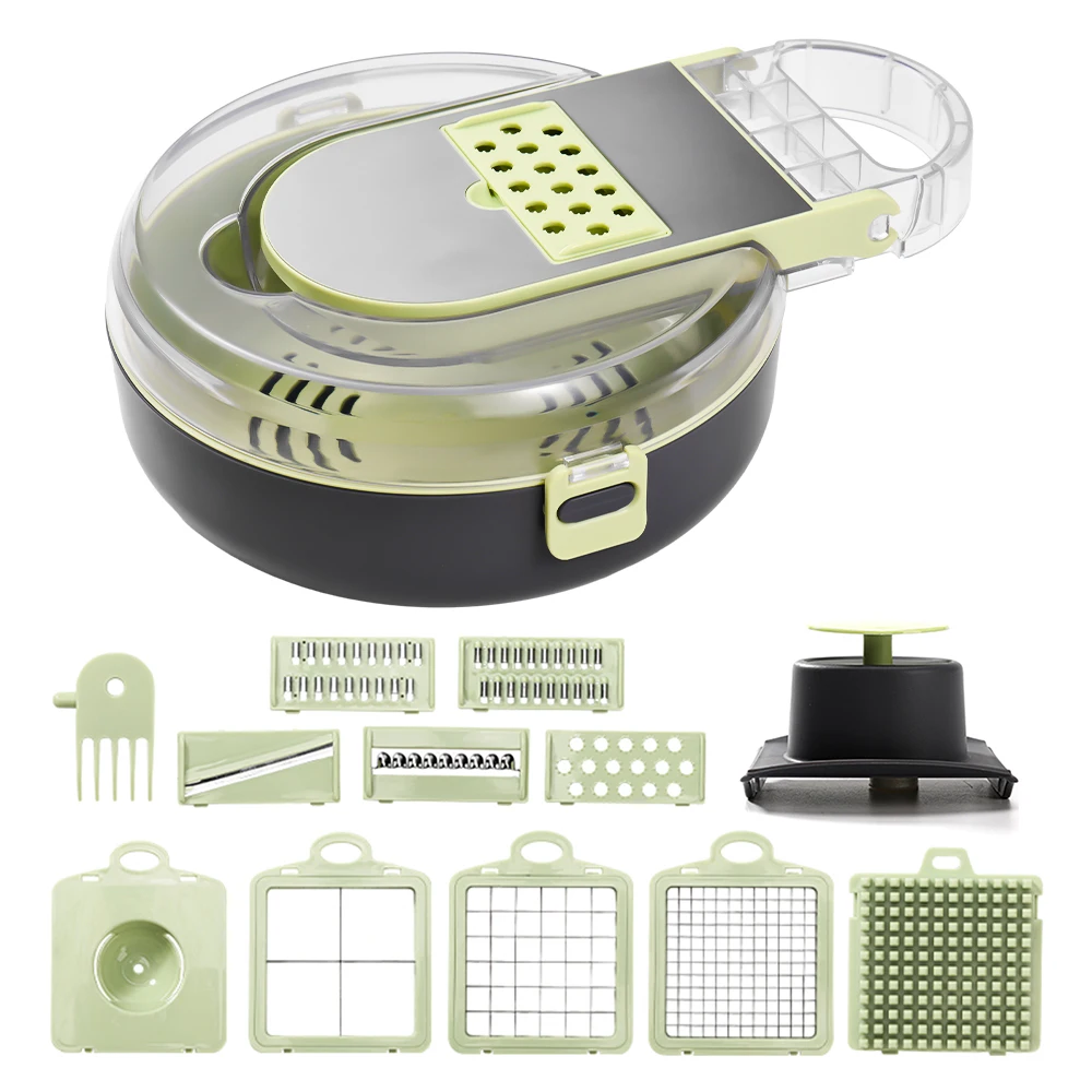 Kitchen Gadgets Save Time - Konteynerli Sebze Doğrayıcı Çok Fonksiyonlu 13'ü