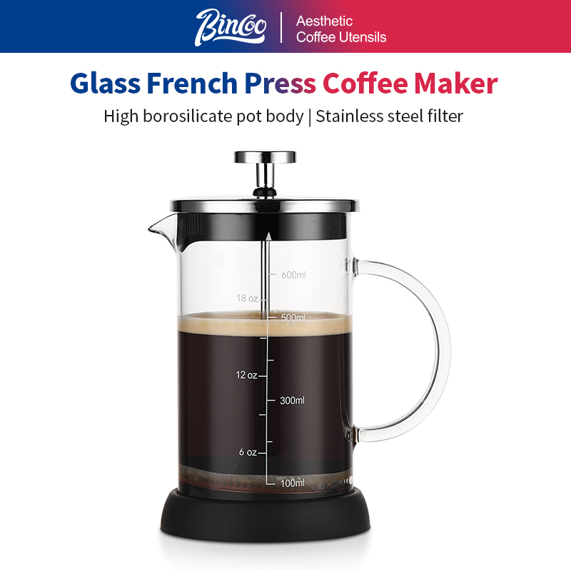 French Press Coffee Maker - Bincoo French Press Kahve Makinesi 350/600ml