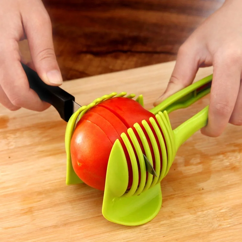 Kitchen Gadgets Cutting Tools - Mutfak ev plastik patates dilimleme domates