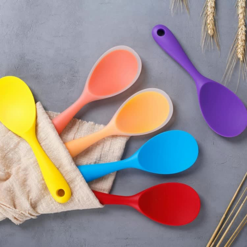 Kitchen Gadgets On Sale - 1 adet silikon kaşık yapışmaz pişirme