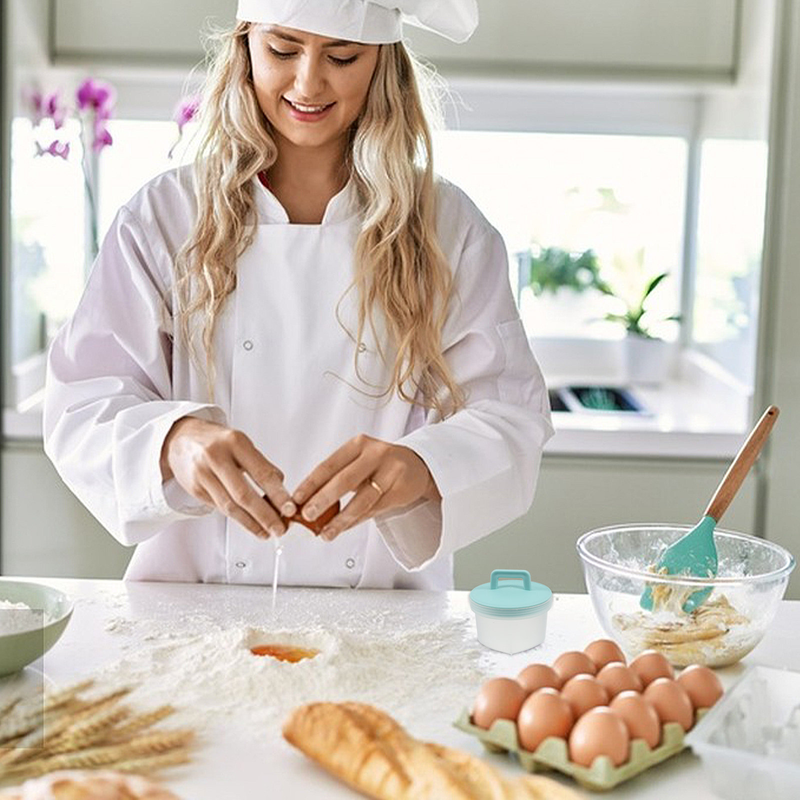 Kitchen Gadgets Save Time - 4 Parça Yumurta Pişirme Kabı Seti