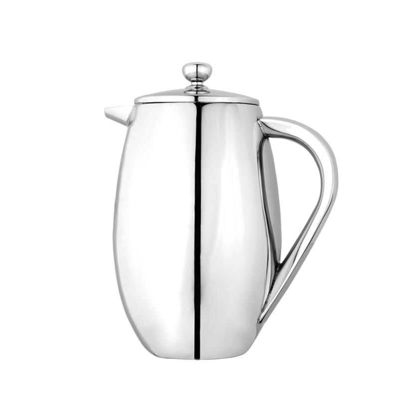 French Press Coffee Maker - 304 paslanmaz çelik fransız basın cezve,