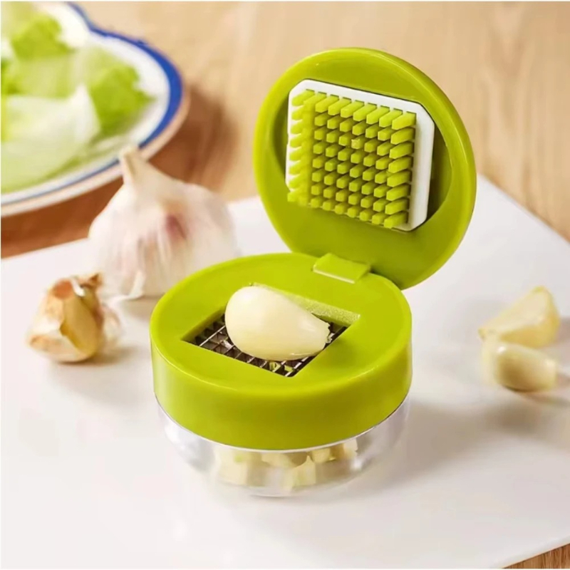 Kitchen Gadgets Garlic - Sarımsak Ezici Manuel Sarımsak Doğrayıcı Dilimleyici