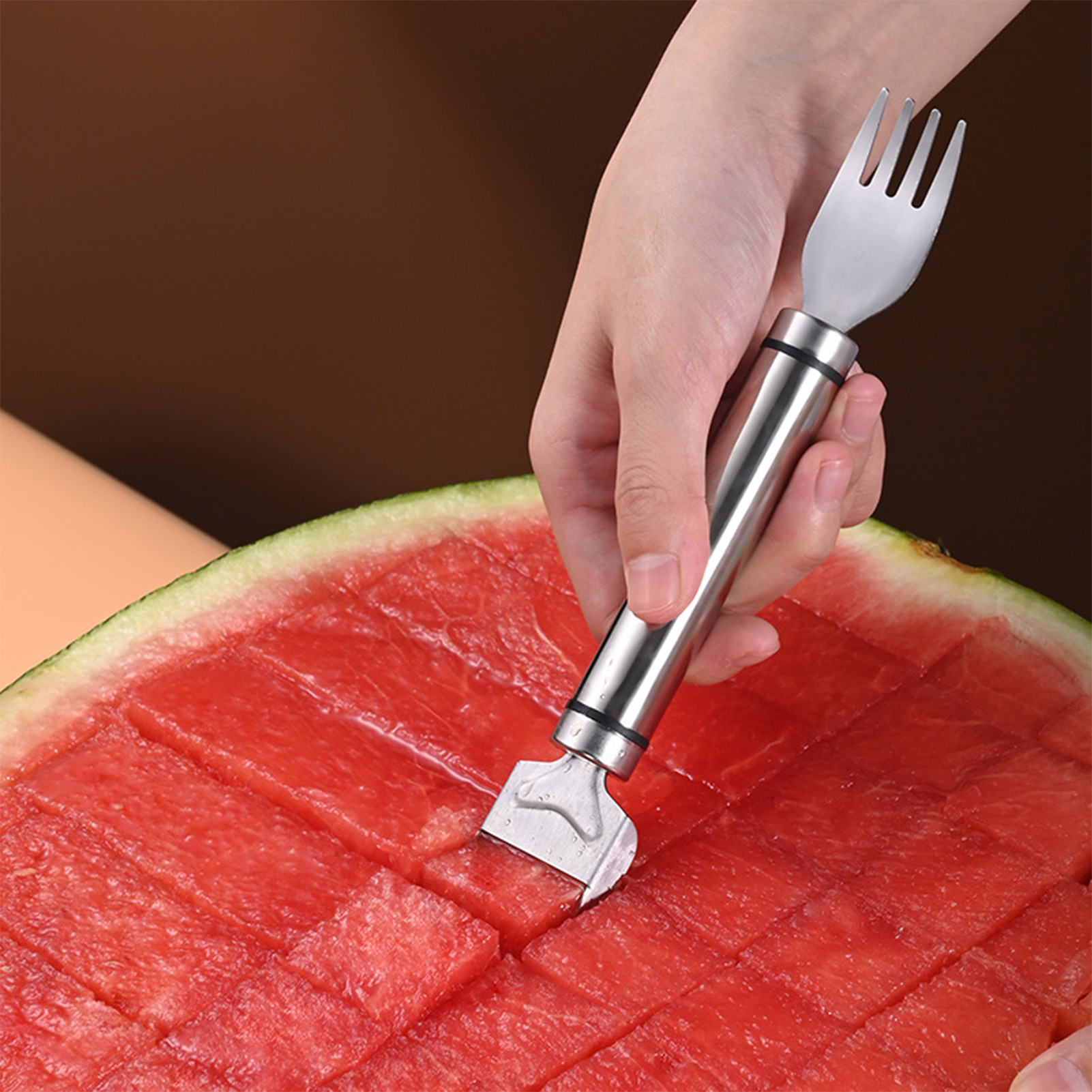 Kitchen Gadgets Cutting Tools - Paslanmaz Çelik Karpuz Kesme Aleti Fonksiyonel