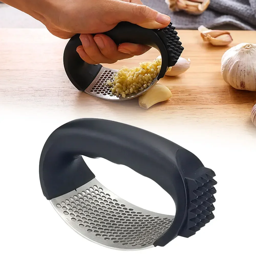 Kitchen Gadgets Garlic - Dayanıklı Paslanmaz Çelik Manuel Sarımsak Doğrayıcı