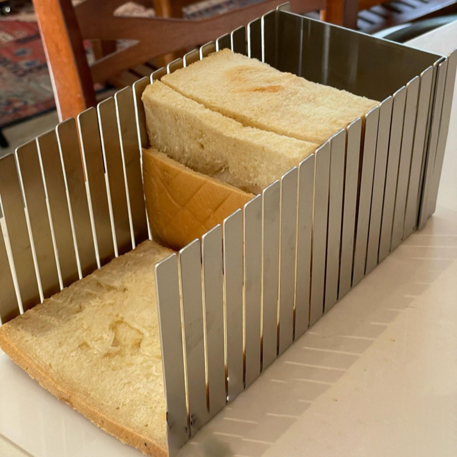 Kitchen Gadgets Cutting Tools - Paslanmaz Çelik Ekmek Dilimleme Mutfak Gadget