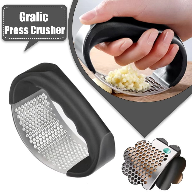 Kitchen Gadgets Garlic - 1/6 adet Paslanmaz Çelik Sarımsak Ezici