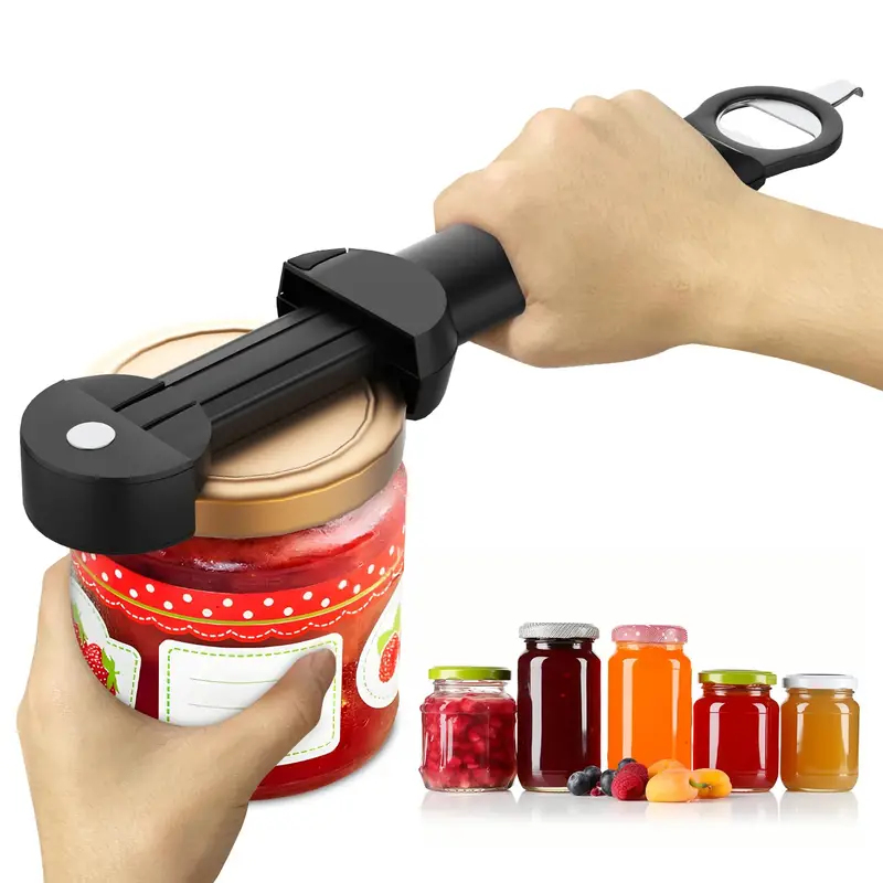 Kitchen Gadgets Jar Openers - Çok Fonksiyonlu Ayarlanabilir Paslanmaz Çelik Şişe