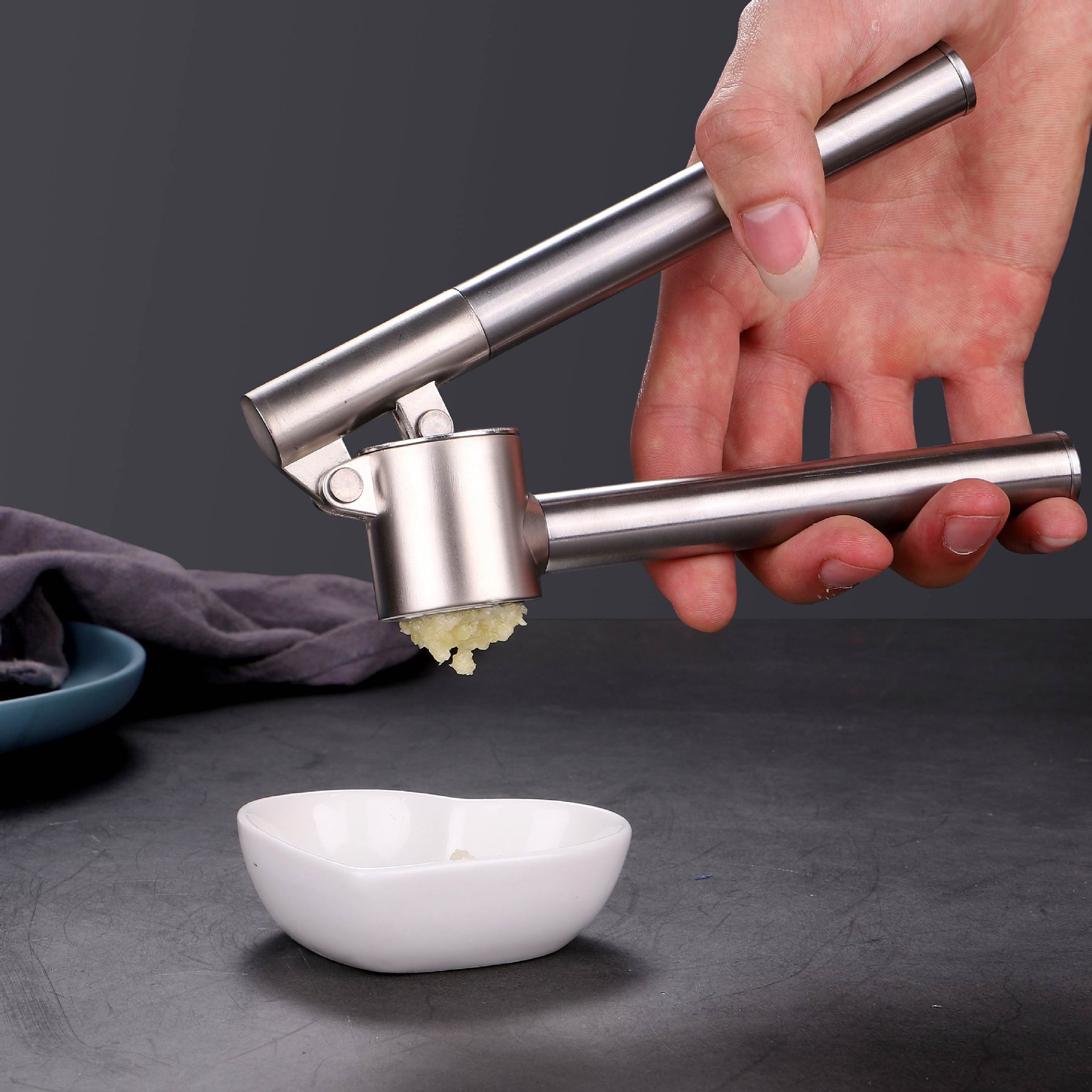 Kitchen Gadgets Garlic - Paslanmaz Çelik Sarımsak Ezici, Mutfak İçin