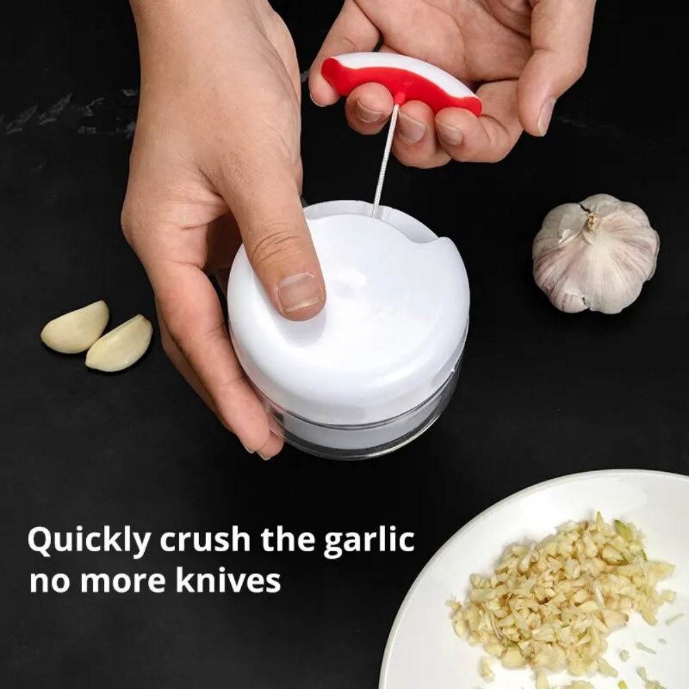 Kitchen Gadgets Garlic - Manuel Sarımsak Ezici El Çekmeli Sarımsak