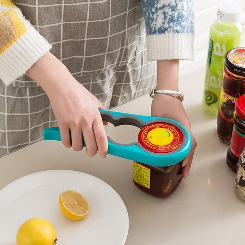Kitchen Gadgets Jar Openers - Kavanoz Açacağı Kolay Kavrama Anahtarı 4'ü