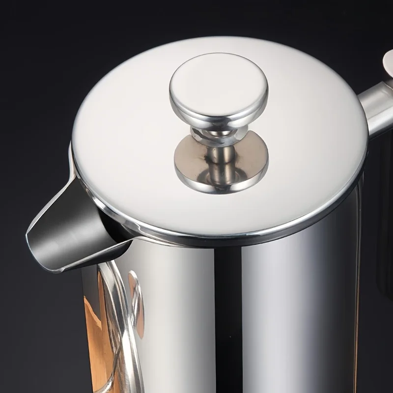 Şık 350ml Paslanmaz Çelik Fren - French Press Coffee Maker incelemesi ve fiyatı