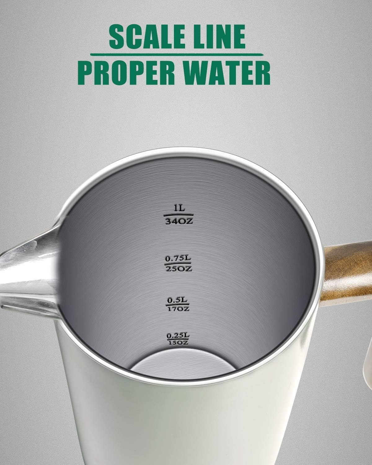 POLIVIAR 34 oz French Press Ka - French Press Coffee Maker incelemesi ve fiyatı