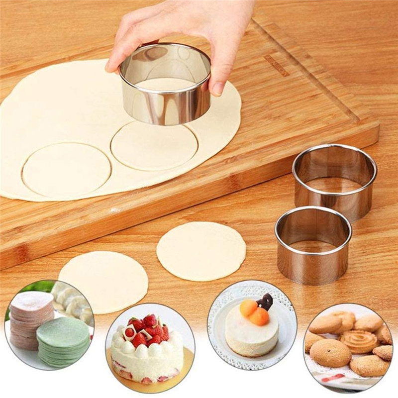5 adet yuvarlak paslanmaz çeli - Kitchen Gadgets Cutting Tools incelemesi ve fiyatı