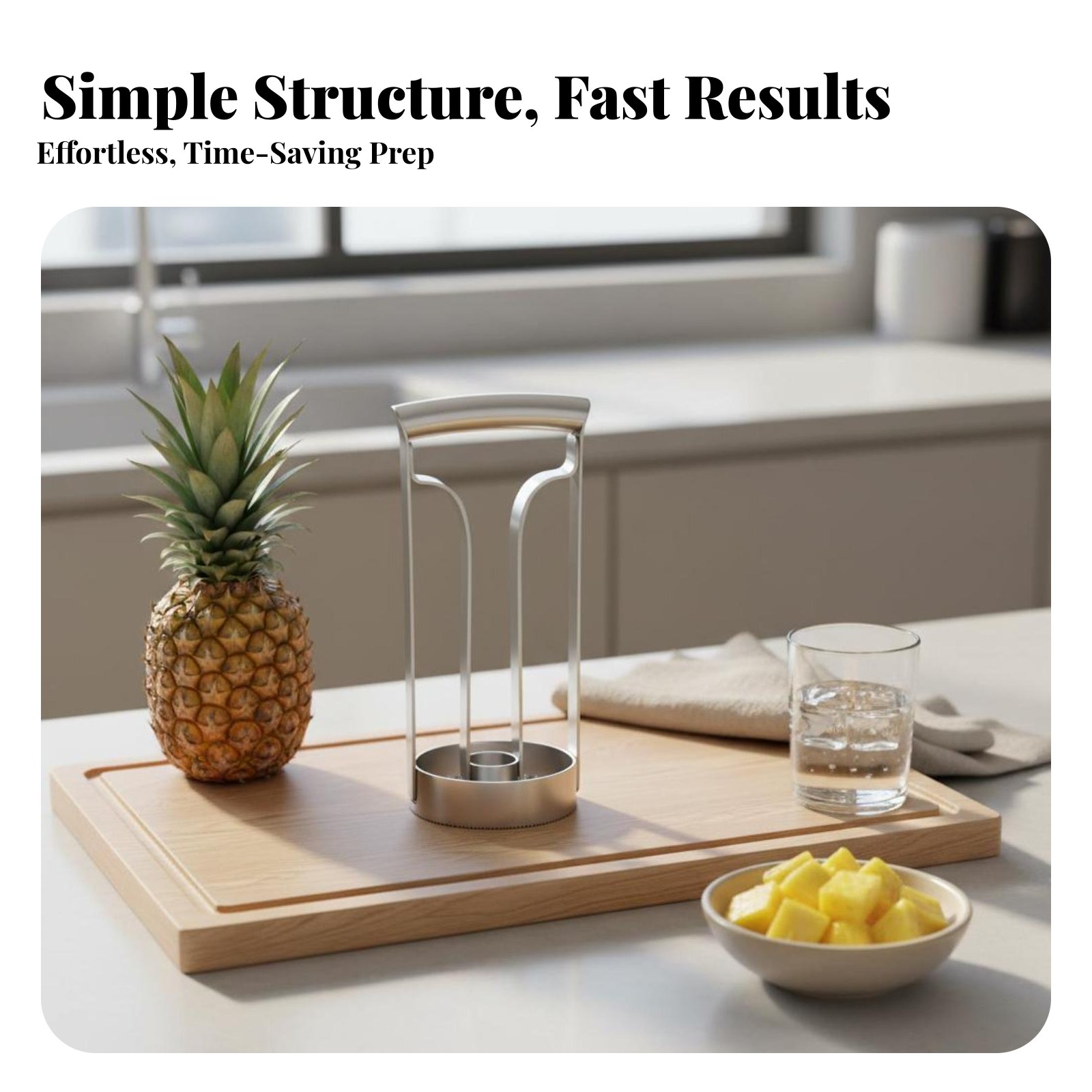 Paslanmaz Çelik Ananas Kesici  - Kitchen Gadgets Save Time incelemesi ve fiyatı