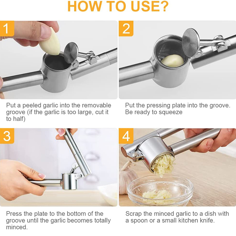 Paslanmaz Çelik Sarımsak Ezici - Kitchen Gadgets Garlic incelemesi ve fiyatı