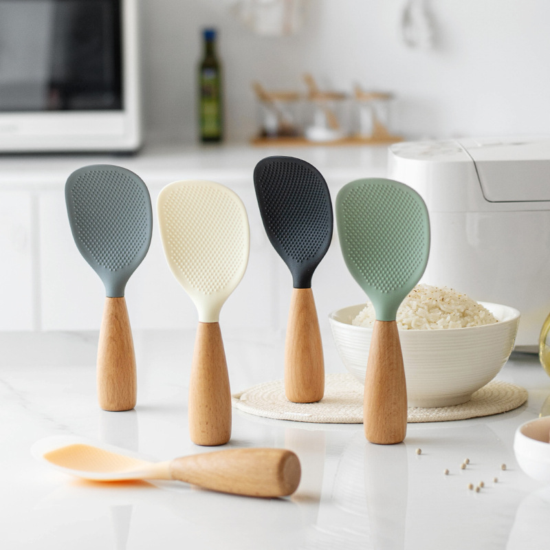 1 adet ahşap saplı silikon pir - Kitchen Gadgets On Sale incelemesi ve fiyatı
